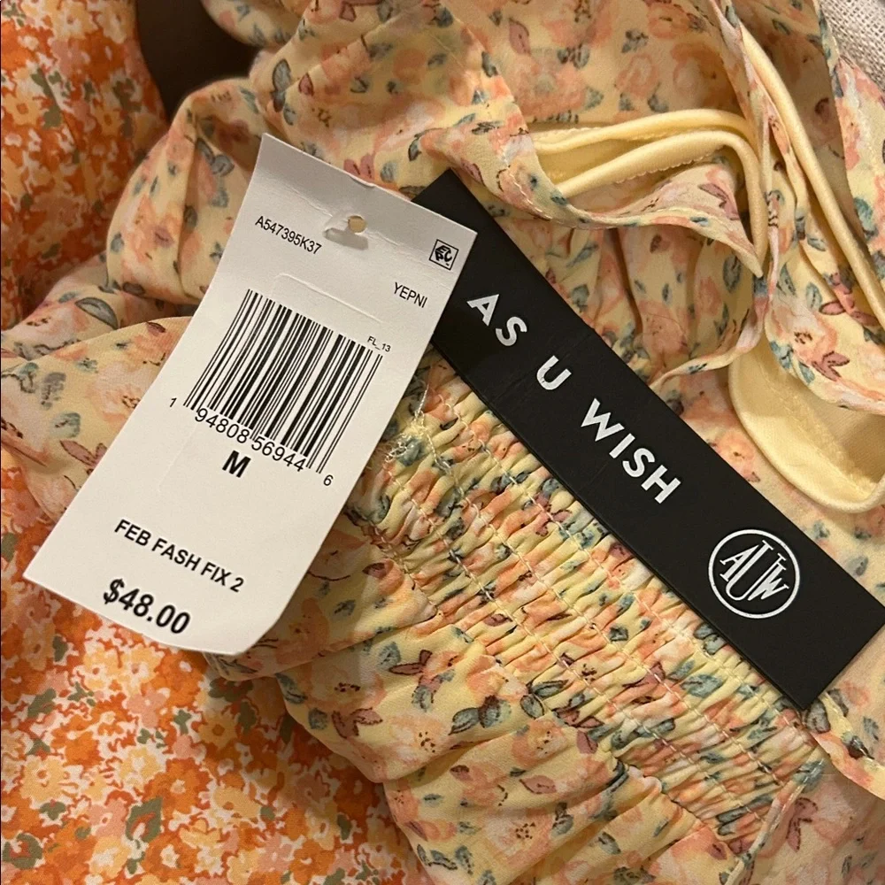 Floral Wrap-Front Mini Dress - Picture 12 of 12